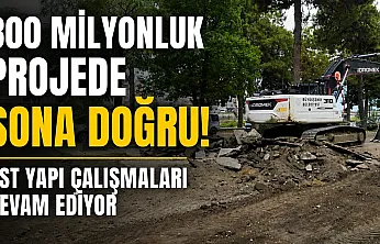 Çarşamba'da üstyapı çalışmaları sürüyor