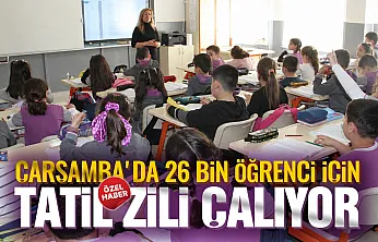 Çarşamba'da yaz tatili heyecanı başladı