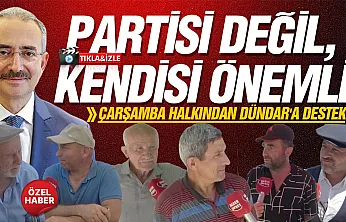 Çarşamba halkı Hüseyin Dündar'dan memnun