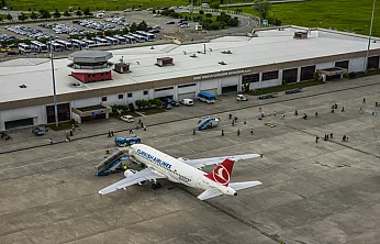 Çarşamba Havalimanı'nda yolcu patlaması