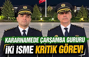 Çarşamba'lı emniyetçiler Varol ve Atay yeni kararname ile müdür oldu