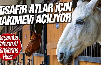 Çarşamba Rahvan At Yarışlarına hazır: Misafir atlar için bakımevi açılıyor