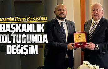 Çarşamba Ticaret Borsası'nda başkanlık değişimi: Mühür Selim Yılmaz'a geçti