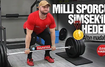 Çarşambalı milli sporcu Şimşek'in hedefi altın madalya