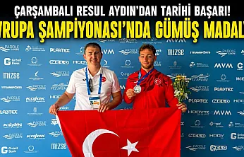Çarşambalı Resul Aydın'dan tarihi başarı