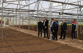 Karadeniz'in en büyük serasına ziyaret