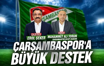 Çarşambaspor'a 3. Lig yolunda büyük destek yayını