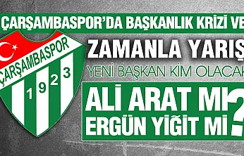 Çarşambaspor'da başkanlık krizi