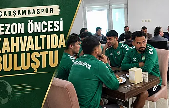 Çarşambaspor'da ilk düdük öncesi birlik sofrası