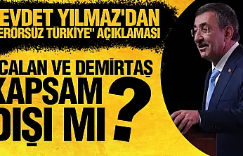 Cevdet Yılmaz'dan 'Terörsüz Türkiye' Açıklaması