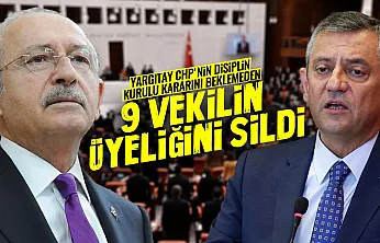 CHP'de 9 milletvekilinin üyelik kaydı silindi!