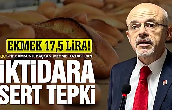 CHP'li Mehmet Özdağ'dan Ekmek zammına sert tepki