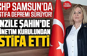 CHP Samsun'da bir istifa daha