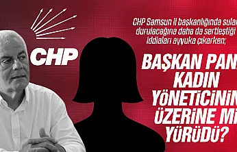 CHP Samsun'da il baskanı Mehmet Pank Karar defterini saklıyor iddiası