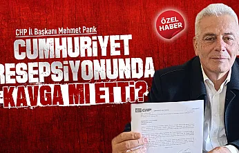 CHP Samsun İl Başkanı Mehmet Pank, 29 Ekim Cumhuriyet resepsiyonunu karıştırmış!
