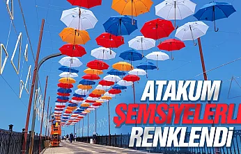Çobanlı İskelesi renkli şemsiyelerle renklendi