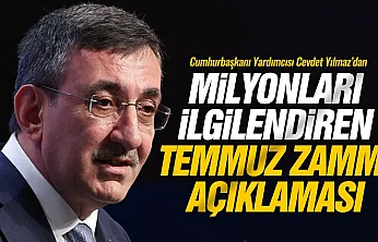 Cumhurbaşkanı Yardımcısı Yılmaz memur ve emekli zammını konuştu
