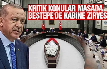Cumhurbaşkanlığı kabinesi yoğun gündemle toplanıyor