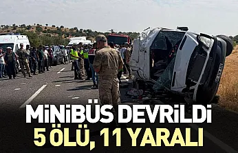 Diyarbakır Lice'de feci minibüs kazası