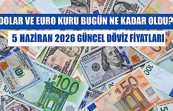 Dolar ve Euro'da son durum: 5 Haziran Cuma Döviz piyasaları