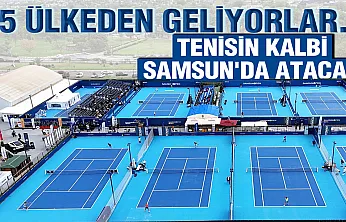 Dünya erkek tenisinin yükselen yıldızları Samsun'da buluşacak