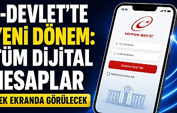 e-Devlet'te yeni dönem: Tüm dijital hesaplar tek ekranda görülecek