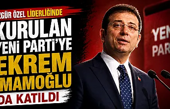Ekrem İmamoğlu CHP'den istifa etti: Yeni Parti'ye katıldığını duyurdu