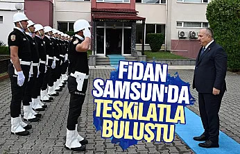 Emniyet Genel Müdürü Fidan Samsun'da