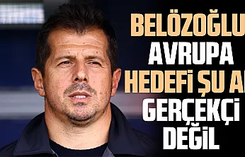 Emre Belözoğlu: Kasımpaşa'nın Avrupa hedefi için zamana ihtiyacı var