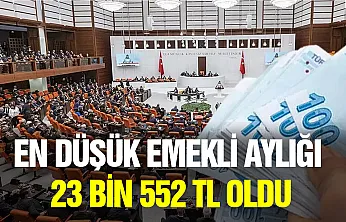 En düşük emekli aylığı 23 bin 552 TL oluyor: Düzenleme komisyondan geçti