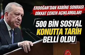 Erdoğan'dan kabine toplantısı sonrası net mesajlar