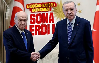 Erdoğan ile Bahçeli'nin Beştepe görüşmesi sona erdi