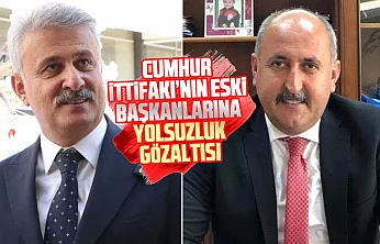 Eski Başkanlara eş zamanlı operasyon