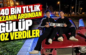 Eskişehir'de plakayla poz veren gençlere 240 bin liralık ceza