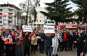 Evci Mahallesi sakinlerinden idari yapı değişikliğine tepki
