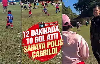 Futbol maçında akılalmaz olay