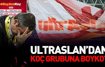 Galatasaray taraftar grubu Ultraslan'dan Koç'a boykot kararı!