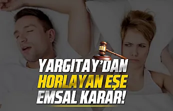 'Gece horluyor ve diş gıcırdatıyordu' dedi, Yargıtay haklı buldu! İşte o karar...