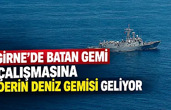 Girne açıklarında batan gemide arama çalışmalarına derin deniz arama gemisi geliyor