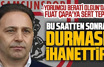 Gündem Futbol'da Samsunspor'dan Fuat Çapa'ya sert eleştiri