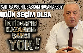 Hasan Aksoy'dan iktidara seçim çıkışı