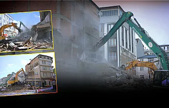 Havza'da iş yeri yıkımları tamamlandı