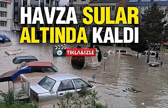 Havza'da sel felaketi