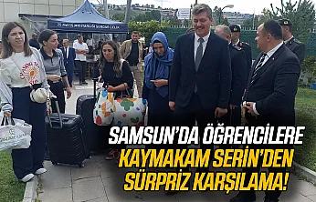 Havza'da yeni üniversite öğrencilerine Kaymakam Serin'den sıcak karşılama