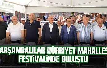 Hürriyet Mahallesi Festivali Çarşamba'da coşkuyla kutlandı