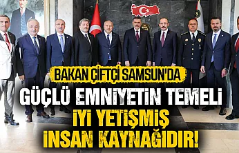 İçişleri Bakanı Mustafa Çiftçi'den Samsun 19 Mayıs PMYO'ya ziyaret
