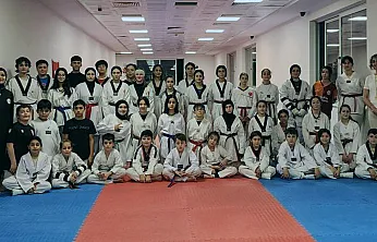 İki ilçe tek antrenman: Tekvandoda başarı için buluştular