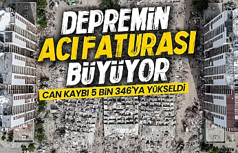 İkiz depremlerin yıkıcı bilançosu: 5 bin 346 can kaybı