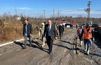 İlçede yol seferberliği devam ediyor: Salıpazarı'nda Biçme–Muslubey bağlantı yolunda beton yol çalışmaları sürüyor