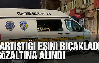 İlkadım'da eşini bıçaklayan kişi gözaltına alındı